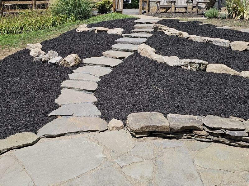 Landscape construction project