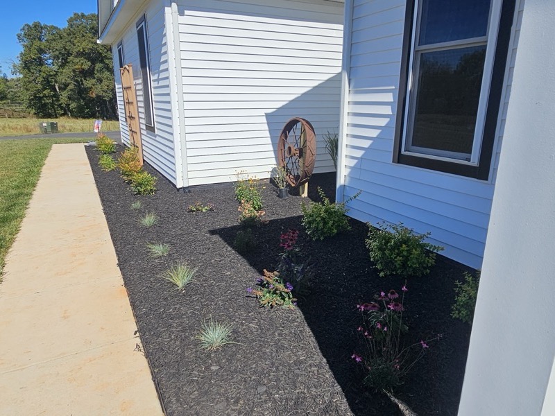 Landscape construction project